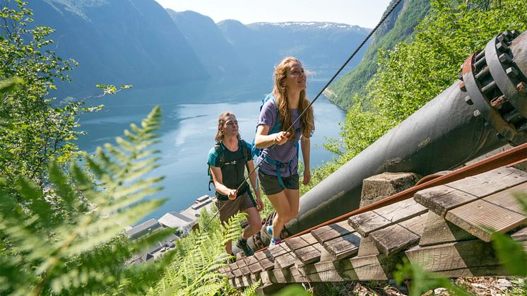 Kraftopplevelser med rik historie. Høyanger. Foto: Vegard Aasen/VERI Media.