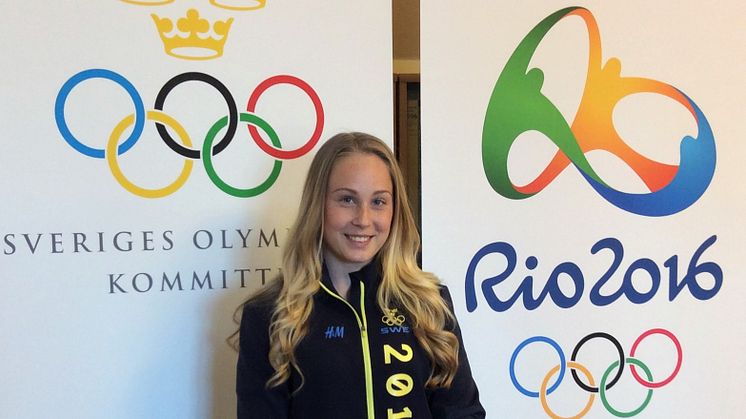Emma Larsson klar för OS i artistisk gymnastik