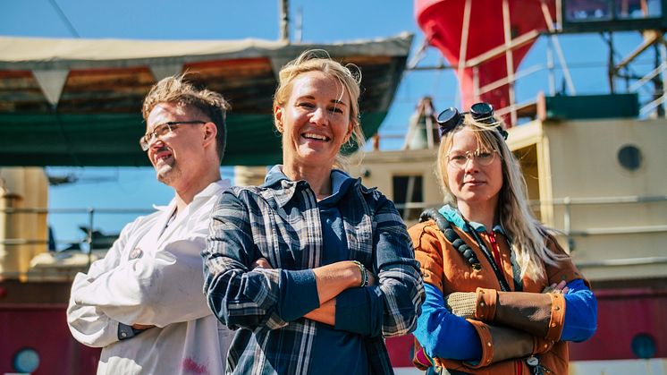 Kom och träffa Tim, Virvelina & Annelie Pompe på Maritimans Dag