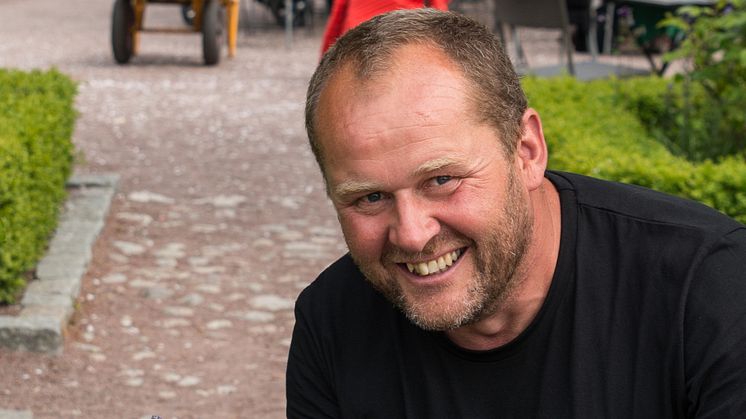 John Taylor, Slottsträdgården Malmö med Årets Sommarblomma 2016. Stor Daggsalvia.