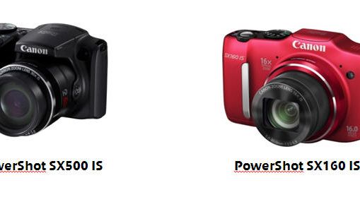 Kom ännu närmare:  Canon presenterar PowerShot SX500 IS och PowerShot SX160 IS  