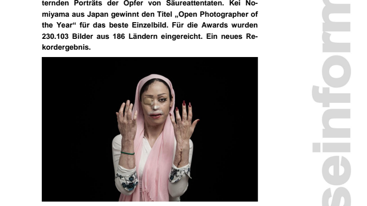 Sony World Photography Awards 2016: Iranischer Fotograf holt Gesamtsieg mit  ergreifenden Porträts