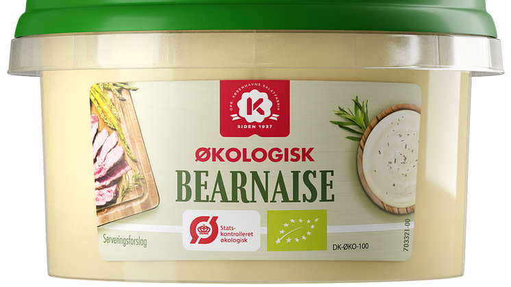 Som de første i Danmark har Stryhns lanceret en økologisk, kølet bearnaise fra K-Salat