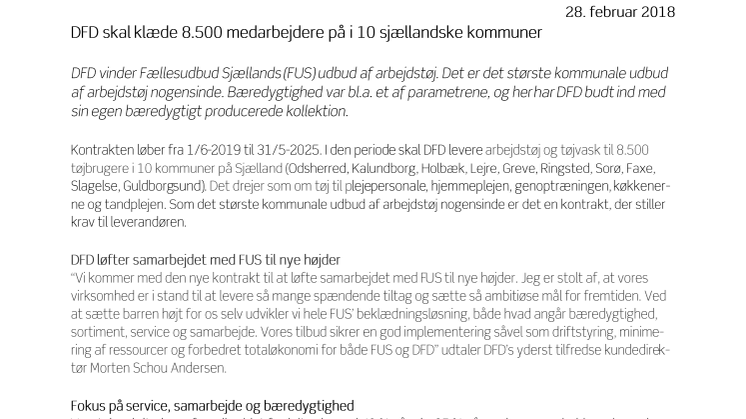 DFD skal klæde 8.500 medarbejdere på i 10 sjællandske kommuner