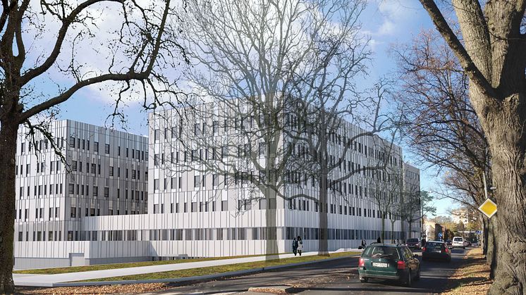 Locum AB bygger på fyra nya våningsplan på hus 20 vid Södertälje sjukhus.