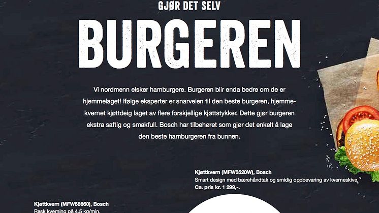 Gjør det selv: BURGEREN 