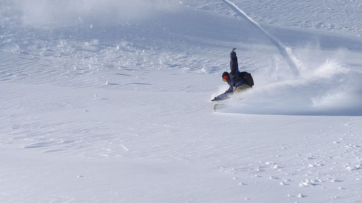 107 centimeter snö i Hemavan Tärnaby