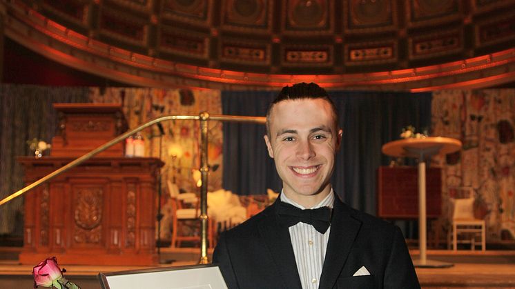Johan Gärdebo är Årets Uppsalastudent