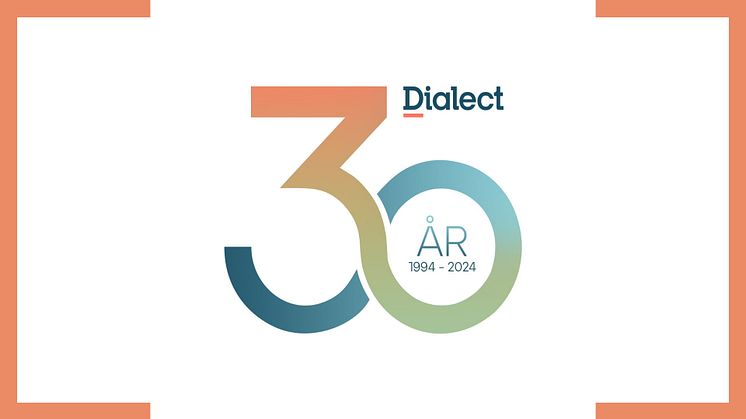 Dialect firar 30 år av innovation och samarbete