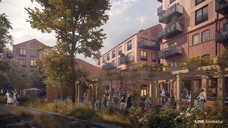 LINK Arkitektur är generalkonsult för omvandlingen av Eslövs gamla spritfabrik, ett projekt med fokus på transformation.