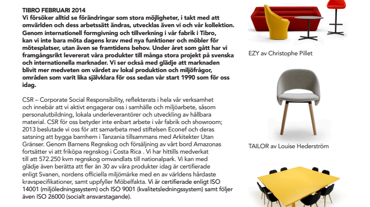 Offecct under Stockholm Furniture & Light Fair 2014