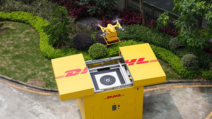 DHL Drone i Guangzhou, Kina