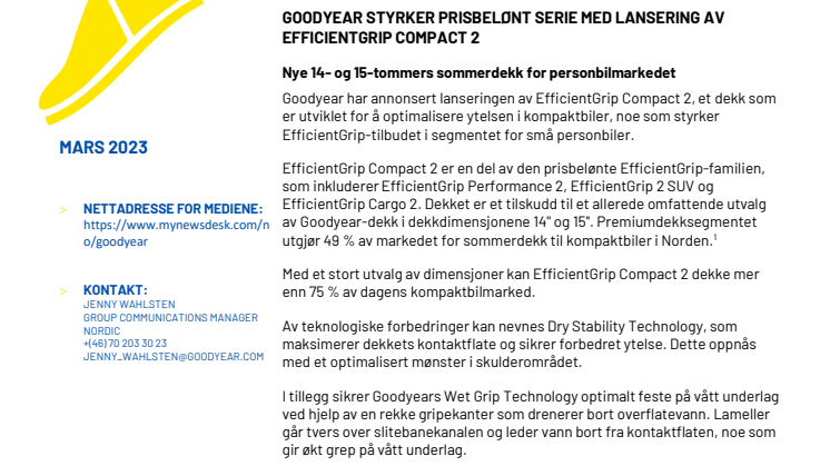 NO_Press Release Goodyear EfficientGrip Compact 2_20230302.pdf