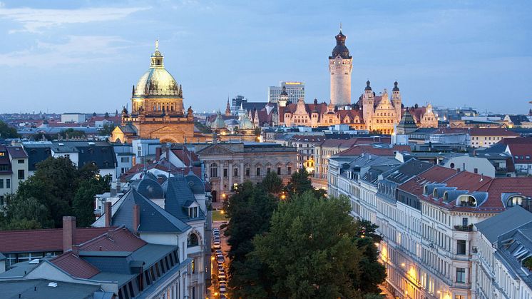 Leipzig: Bundesverwaltungsgericht och Neues Rathaus. FOTO: Roetting+Pollex/Lookphotos/DZT e.V.