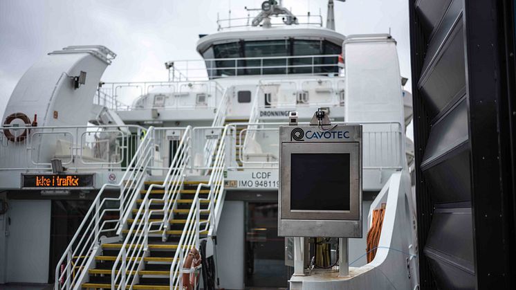 An APS solution already installed at a ferry berth in Oslo. 