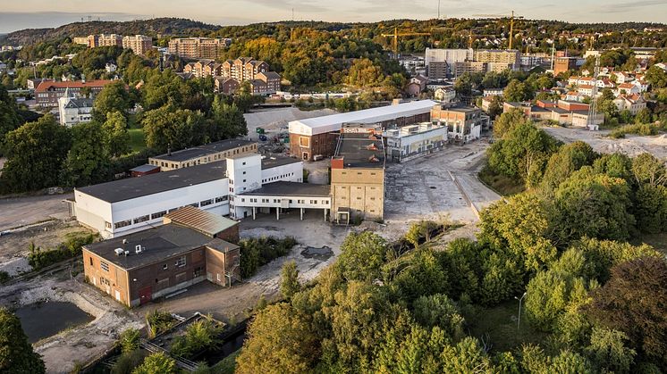 Flygbild över Forsåker