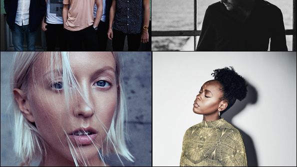 Mares, Sandro Cavazza, Julia Adams och Esther Kirabo till Grönan