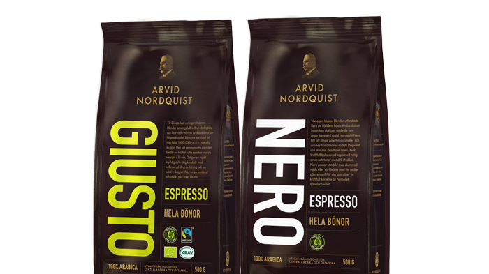 Klimatkompenserad espresso från Arvid Nordquist