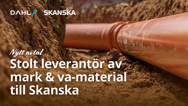 Nytt avtal med Skanska Sverige AB 