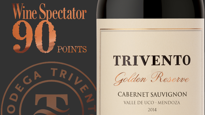 Trivento Cabernet Sauvignon – 90p och "excellent buy" i Wine Spectator