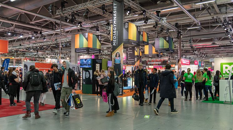 Gymnasiemässan på Stockholmsmässan i Älvsjö