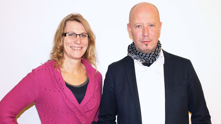 Nilla Helgesson, vd/direktor Skyddsvärnet och Johan Holmdahl, Kvalitets- & Projektchef Skyddsvärnet