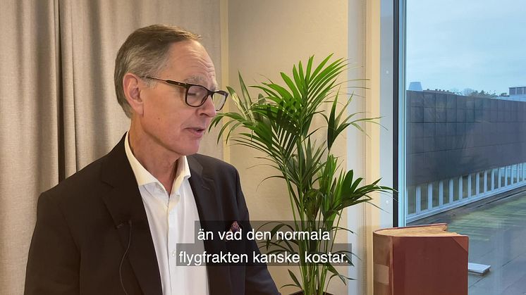 Klimatneutral flygfrakt med Gustaf Sundqvist, Senior Vice President Air SE/DK/IS | En snabbis med DB Schenker