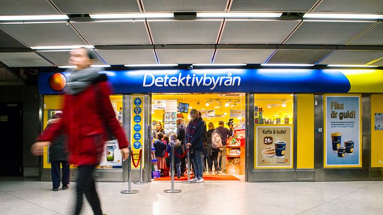 Pressbyrån blev Detektivbyrån.