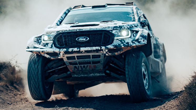 Ford Performance se chystá na Rallye Dakar s ultimátním "drsňáckým" Rangerem Raptor T1+