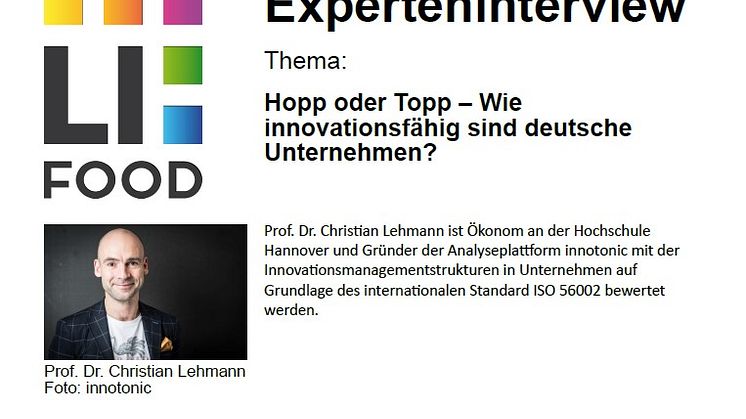 Hopp oder Topp – Wie innovationsfähig sind deutsche Unternehmen?
