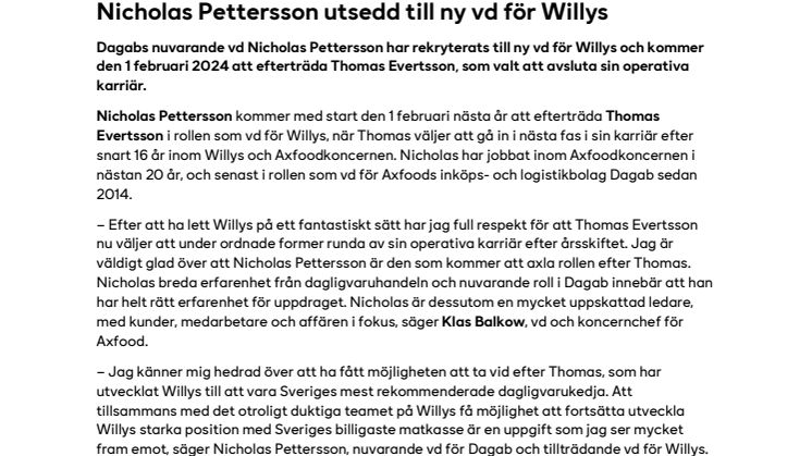  PM_230706_Nicholas Pettersson utsedd till ny vd för Willys.pdf