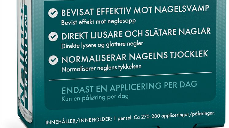 Nyhet! Nailner Premium – senaste teknologin mot nagelsvamp