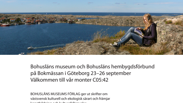 Bohusläns museums förlag på Bokmässan