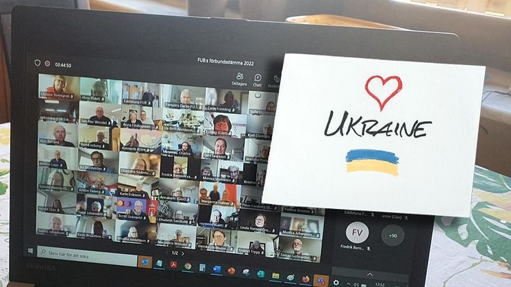 FUB:s förbundsstämma och Inre Ringen Sveriges riksstämma, vilka båda genomfördes digitalt, uttalande stöd för Ukraina och fördömde kriget.