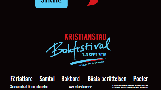 Kristianstad bokfestival värnar om det fria ordet