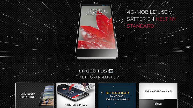 LG SÖKER KREATIVA TESTPILOTER FÖR SUPERTELEFONEN OPTIMUS G