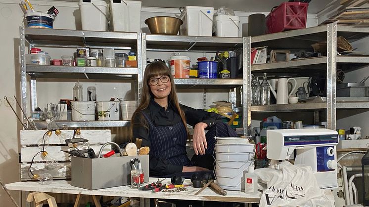 Återbrukskonstulten Anna Bergström tar ett stort grepp om återbruket i Boden.