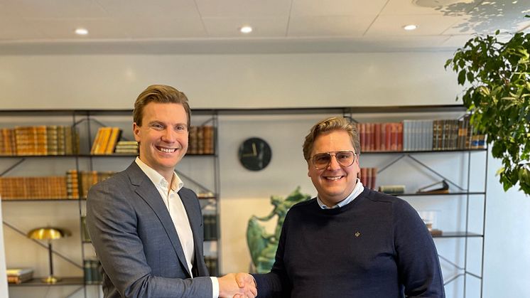 Oscar Ripa, Investment Manager PEQ och Björn Paulsson, delägare och grundare av InQuire