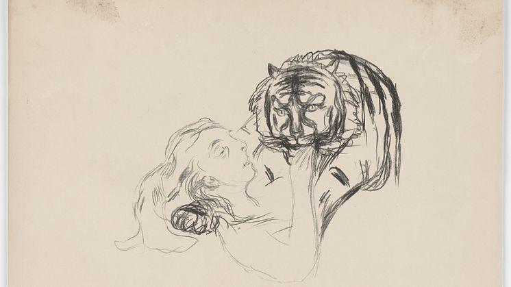 Edvard Munch: Tigeren / The Tiger (1908-1909)