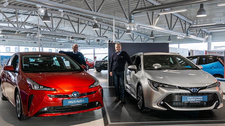 Nye Toyota Corolla Hybrid og Toyota Prius er klare for Harstad.