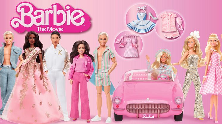 Die neue Kollektion bietet viele verschiedene, vom neuen Barbie-Film inspirierte Barbie®- und Ken®-Looks.