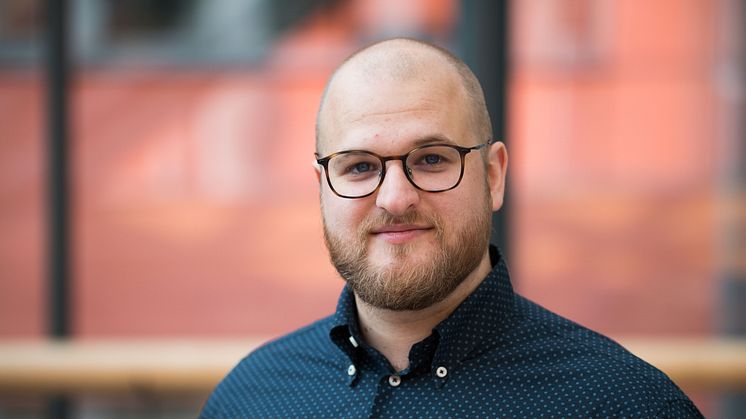 Casper de Lichtenberg, doktorand på kemiska institutionen vid Umeå universitet. Foto: David Naylor