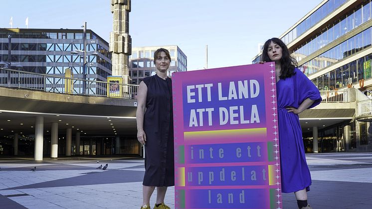 SepidarHosseini+RebeccaVinthagen+Ett land att dela på Plattan