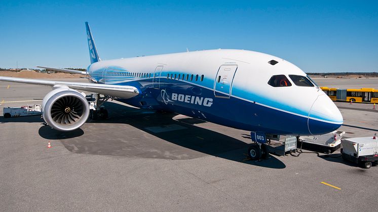 Boeing Dreamliner Oslossa