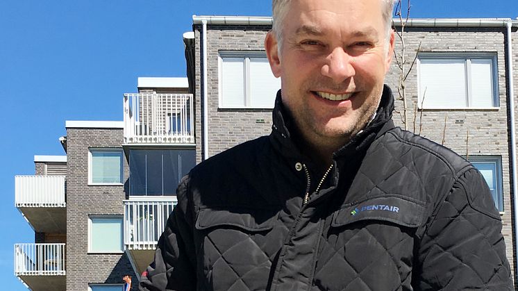Micael Karlsson, produktmarknadschef på Pentair Thermal Building Solutions och T2Green, golvvärmekabeln för lågenergihus.