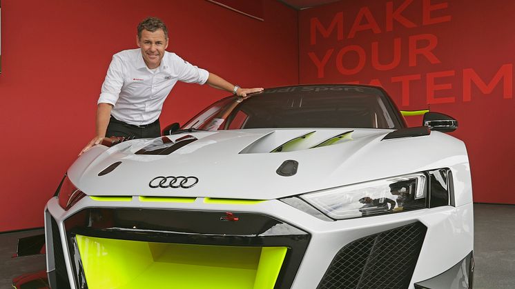 Audi R8 LMS GT2 og Tom Kristensen