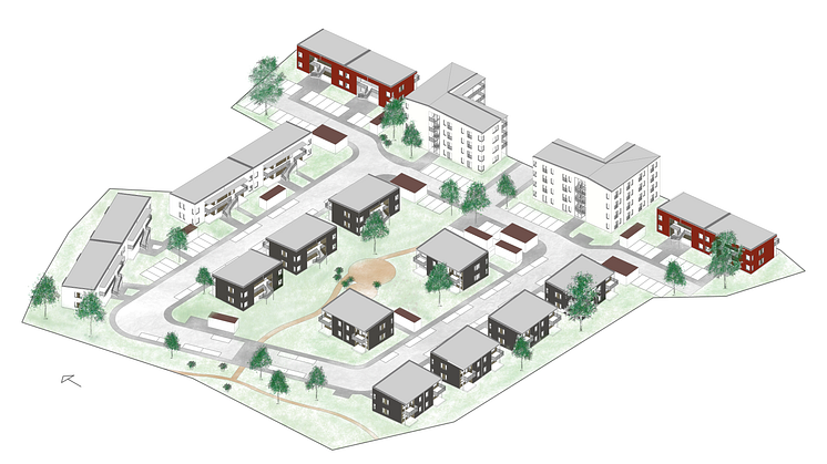 Byggstart närmar sig för 116 hyresrätter i Ribby Ängar, Västerhaninge