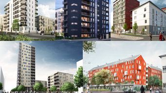 Nu byggs ytterligare 400 nya lägenheter i Kvillebäcken