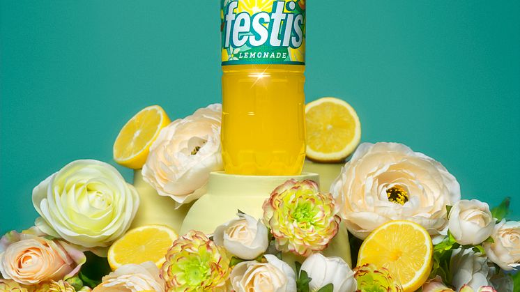 Festis-familjen utökas med sommarens nya törstsläckare Festis Lemonade