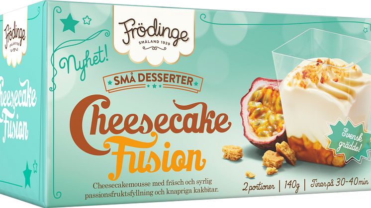 Cheesesake Fusion är en av tre små desserter från Frödinge